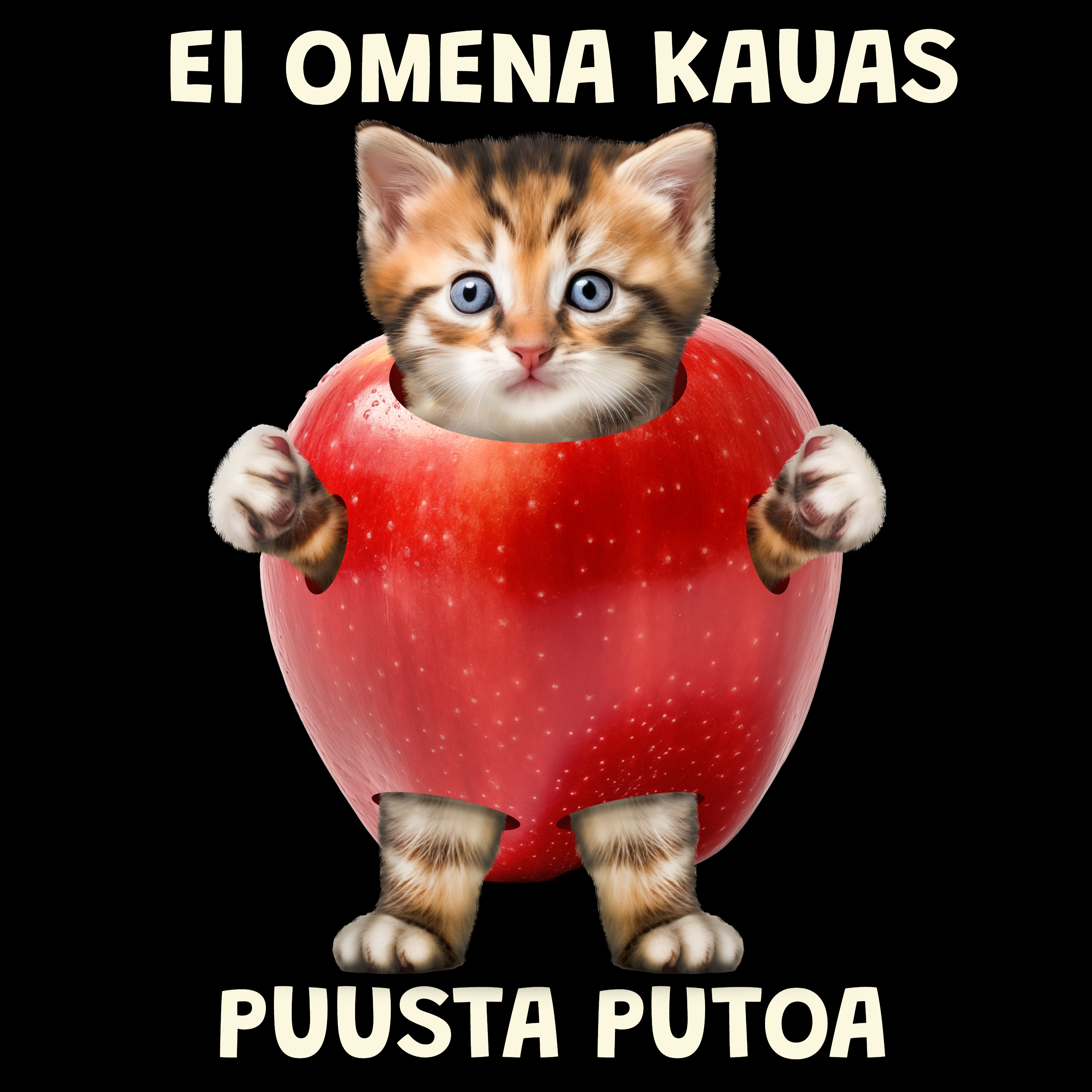 T-PAITA - EI OMENA KAUAS PUUSTA PUTOA (00 1114)