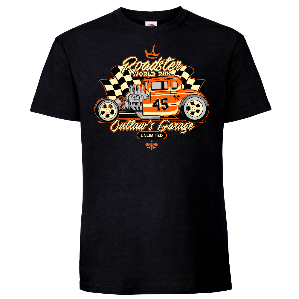 T-PAITA MUSTA - ROADSTER WORLD RUN (00 502)