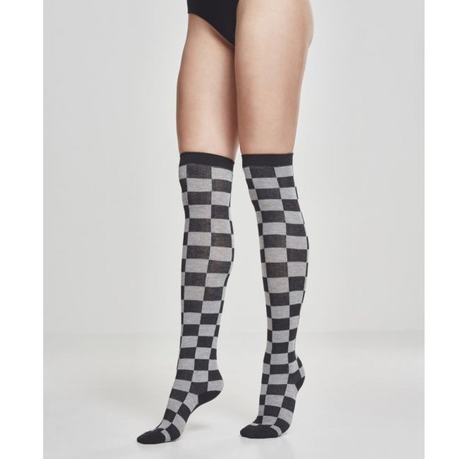 SUKAT -  Ladies Checkerboard Overknee