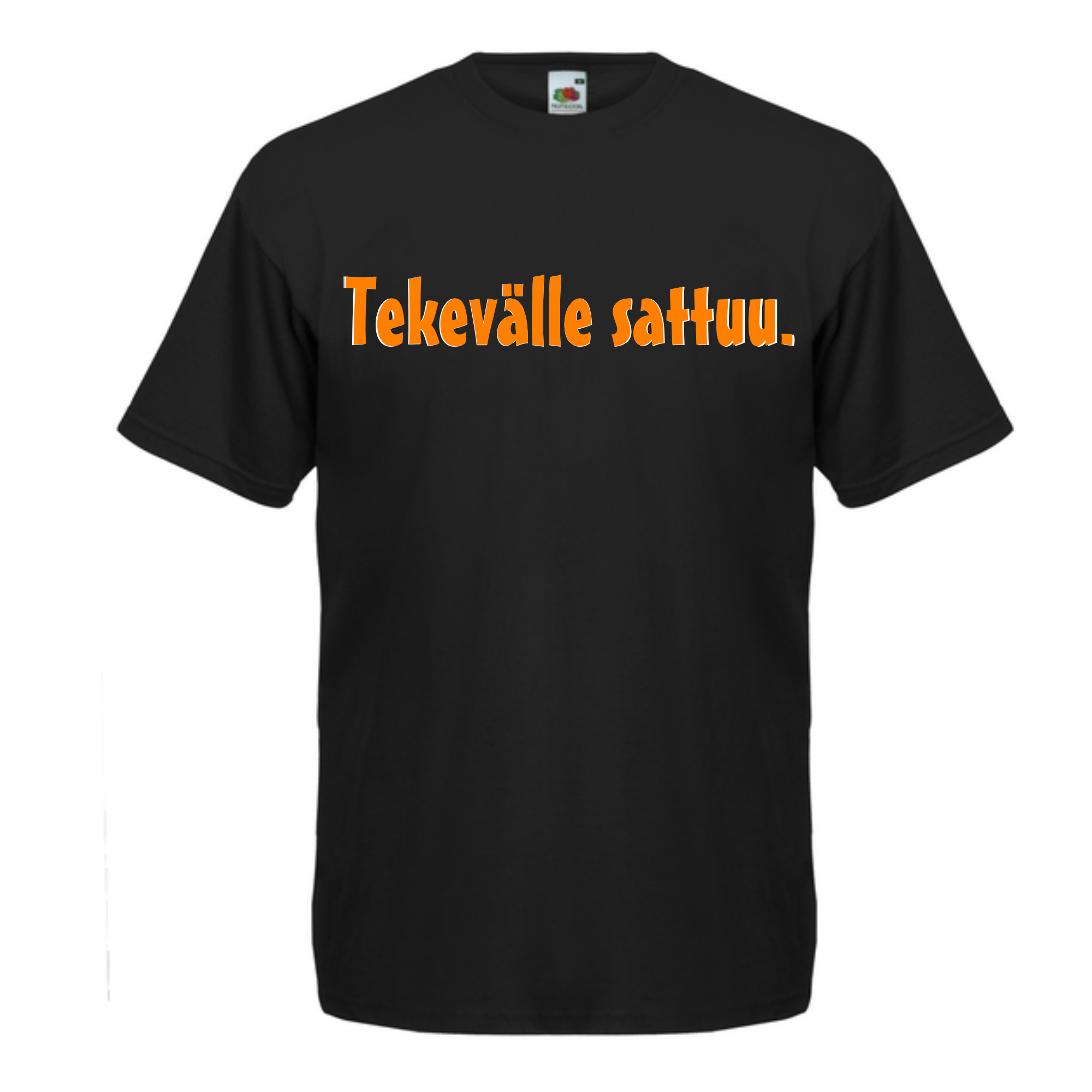 T-PAITA musta - Tekevälle sattuu. (5010)