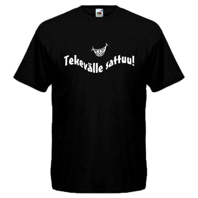 T-PAITA musta - Tekevälle sattuu!