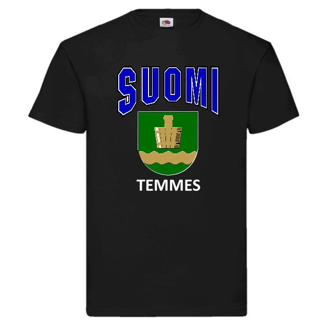 T-PAITA - SUOMI VAAKUNA - TEMMES