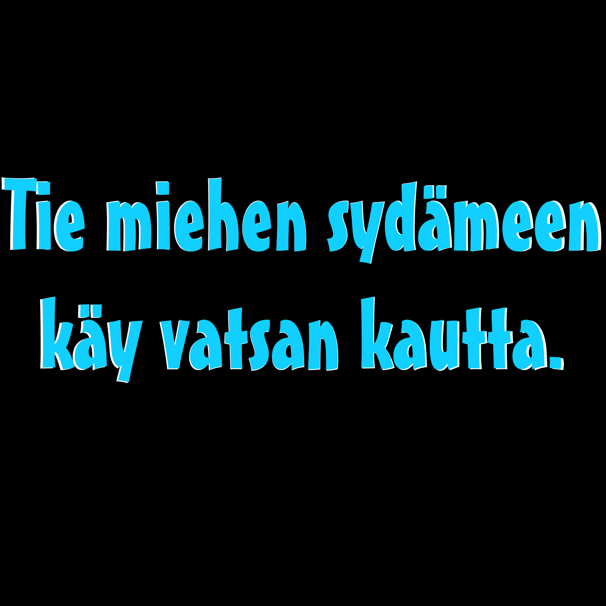 PAITAKUVA - Tie miehen sydämeen käy vatsan kautta. (5009)