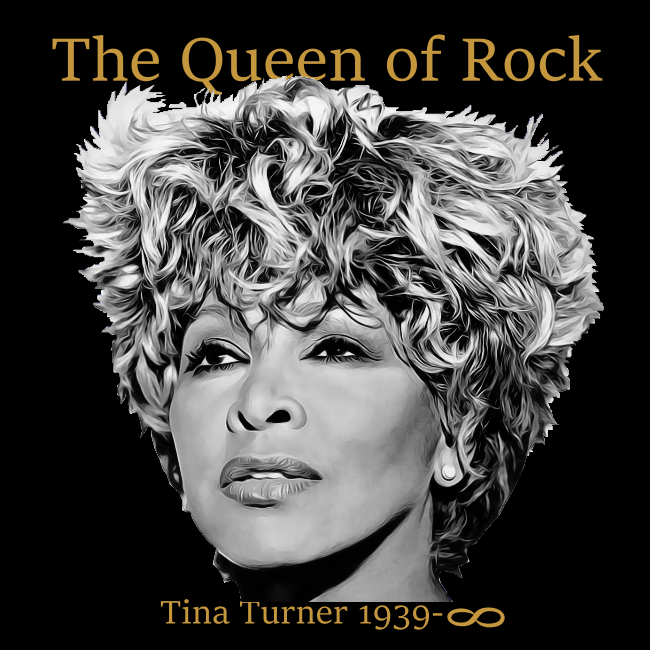 NAISTEN T-PAITA  TINA TURNER the queen of rock (00 3011)