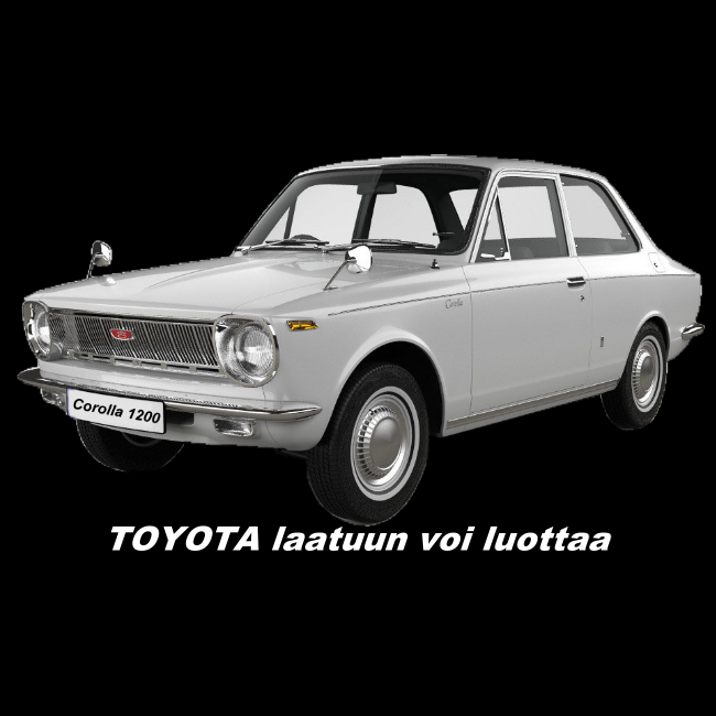 T-PAITA MUSTA - TOYOTA LAATUUN VOI LUOTTAA (00 2262)