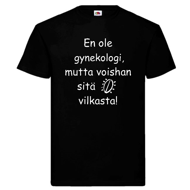 T-PAITA MUSTA - Gynekologi (464)