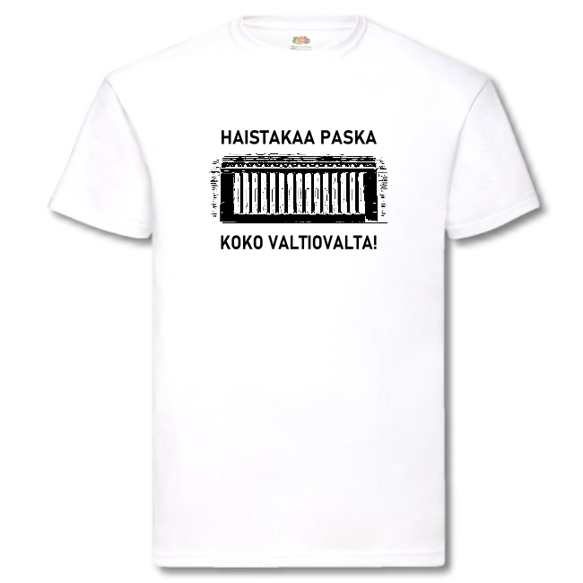 T-PAITA - HAISTAKAA PASKA KOKO VALTIOVALTA! (00 395)