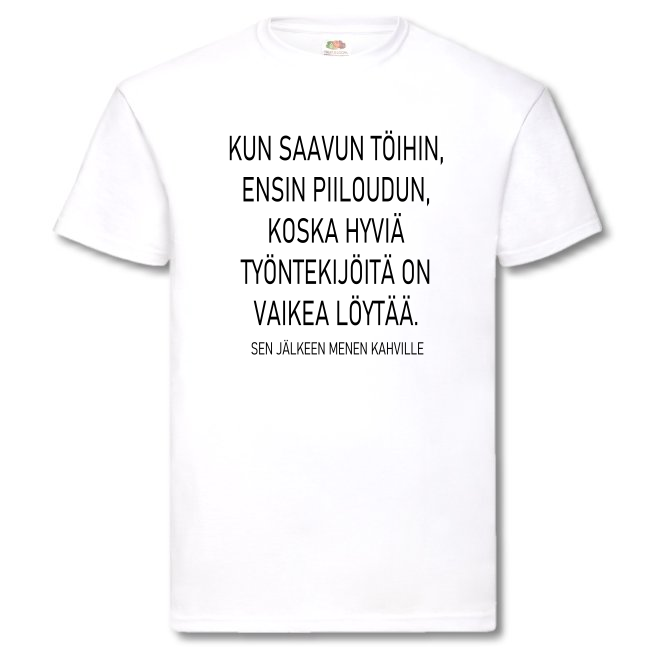 T-PAITA - HYVÄ TYÖNTEKIJÄ (1501)