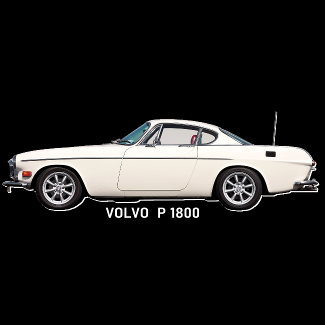 T-PAITA MUSTA - VOLVO (PYHIMYS) P1800 (2284)