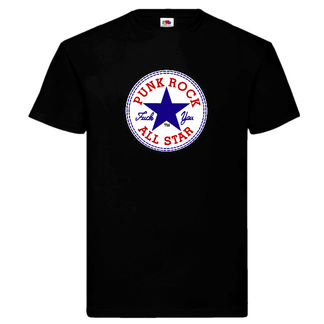 PARODIA T-PAITA PUNK ROCK ALL STAR (00 490)