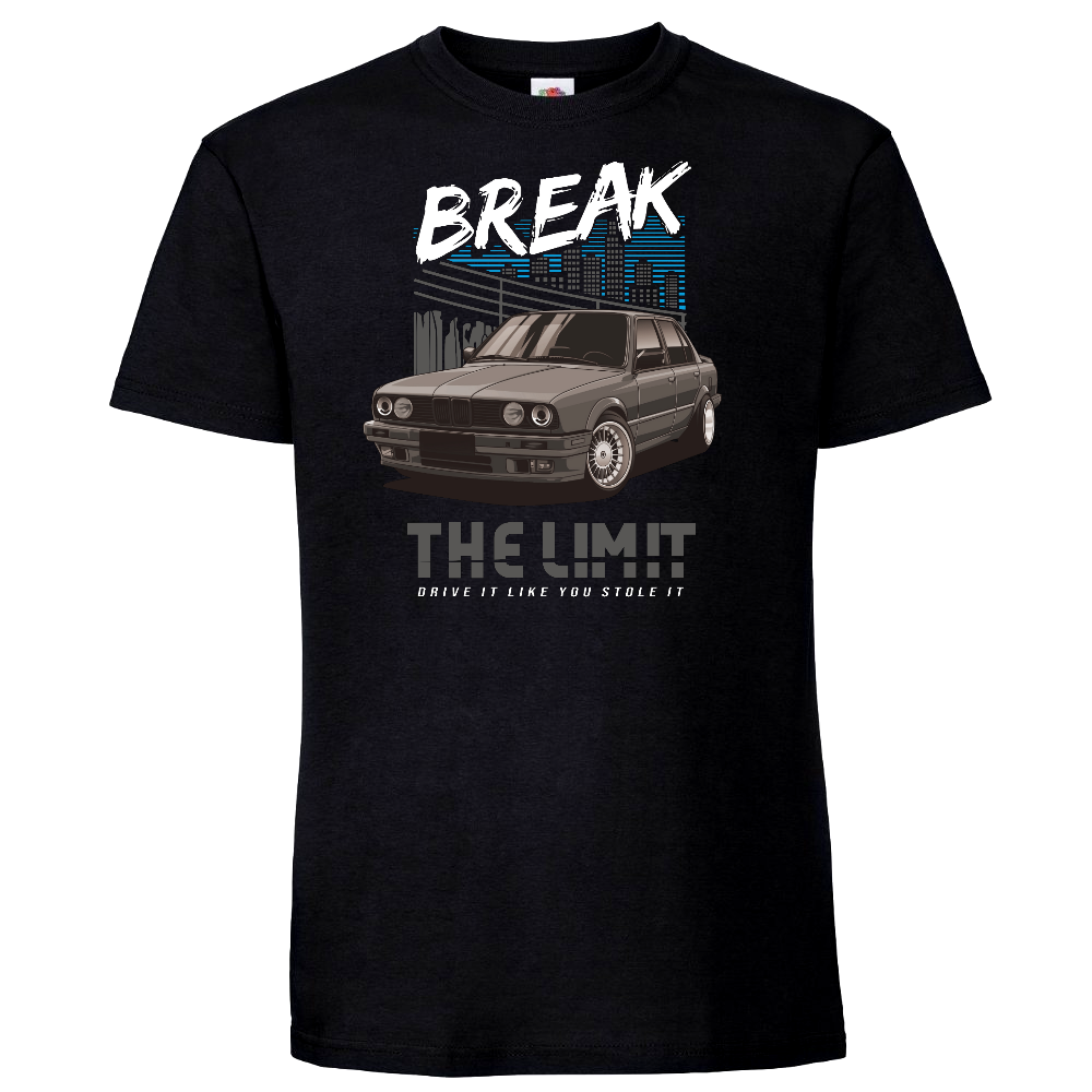 T-PAITA MUSTA - BREAK THE LIMIT (00 448)