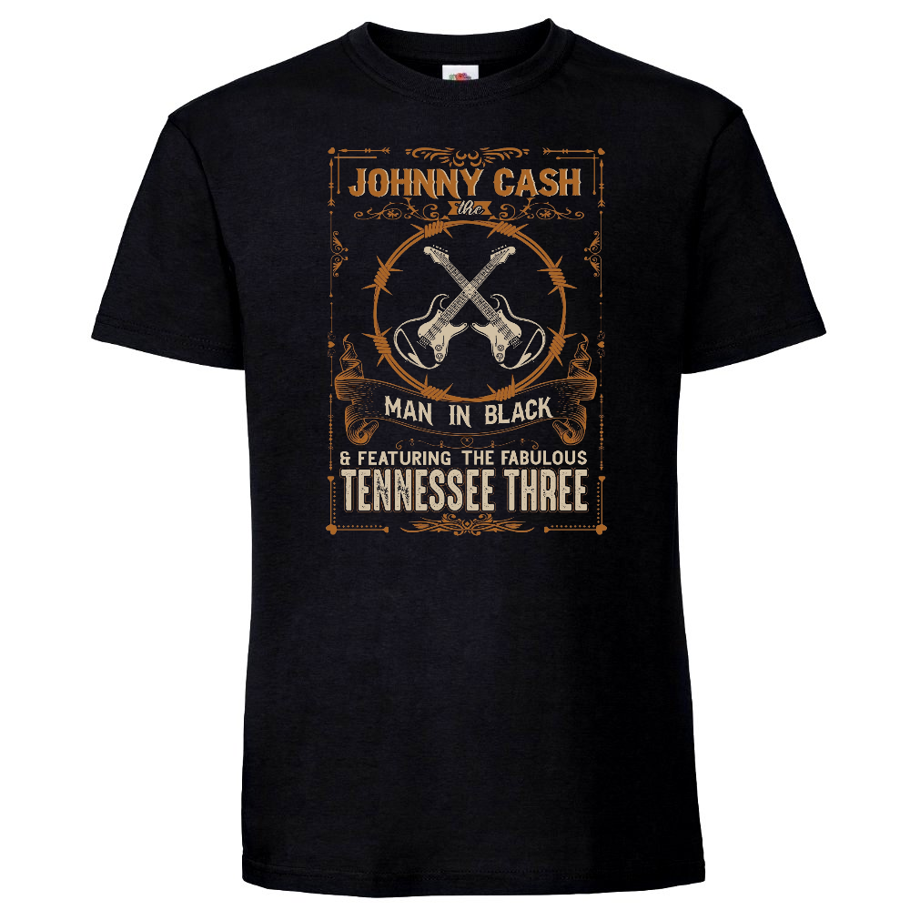 T-paita musta - MAN IN BLACK – Outlaw Legend (3215)