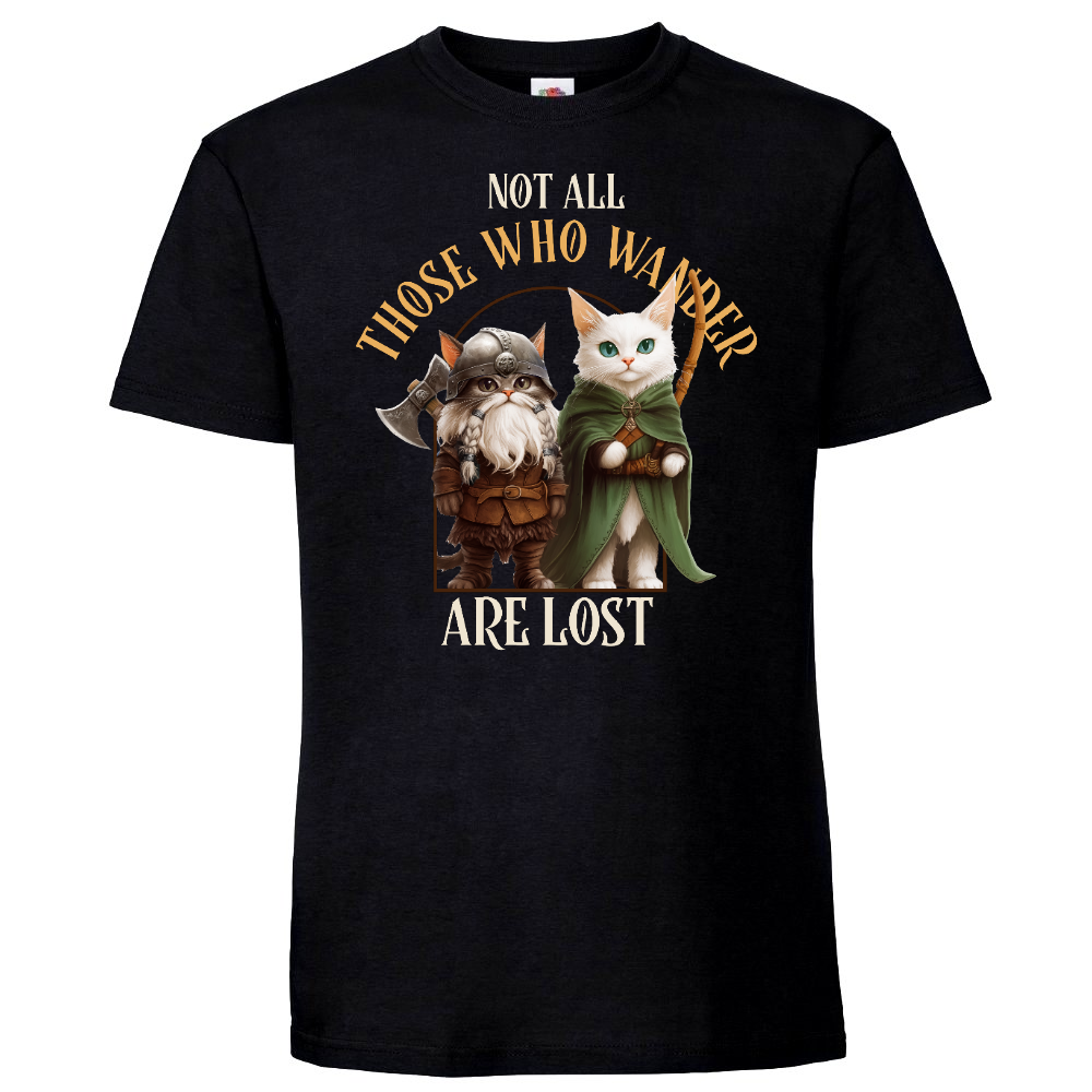 KISSALEFFA T-PAITA MUSTA - NOT ALL (3010)