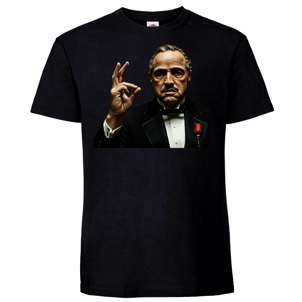 T-paita musta - MARLON BRANDO (00 592)