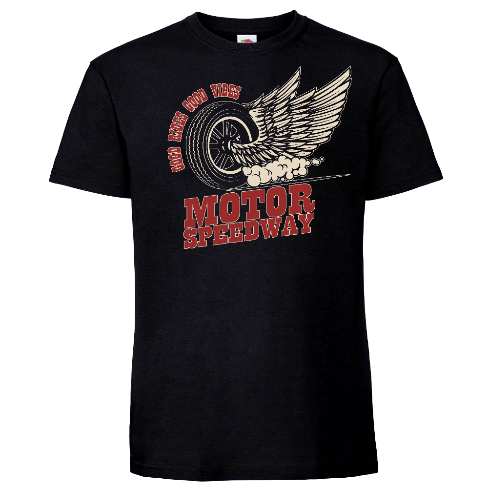 T-PAITA MUSTA - MOTOR SPEEDWAY (3049)