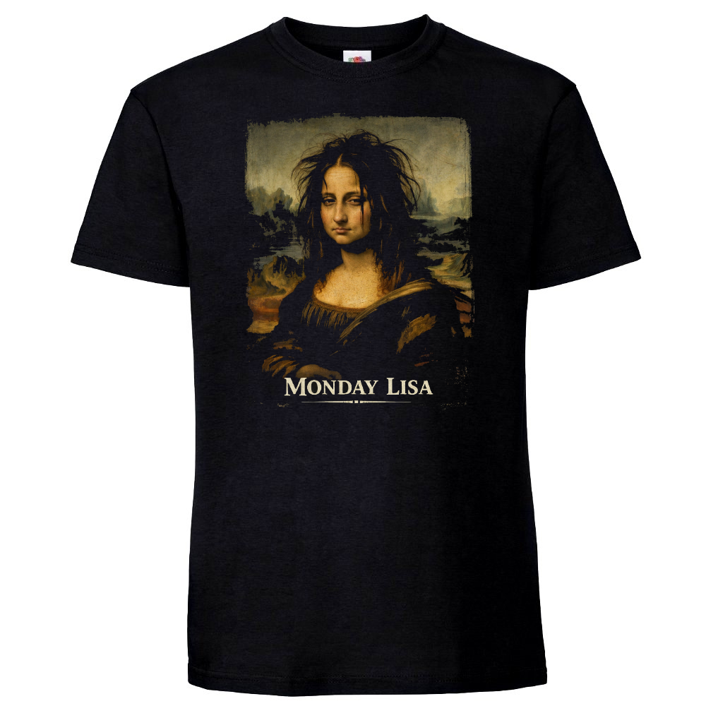 T-PAITA MUSTA - Monday Lisa