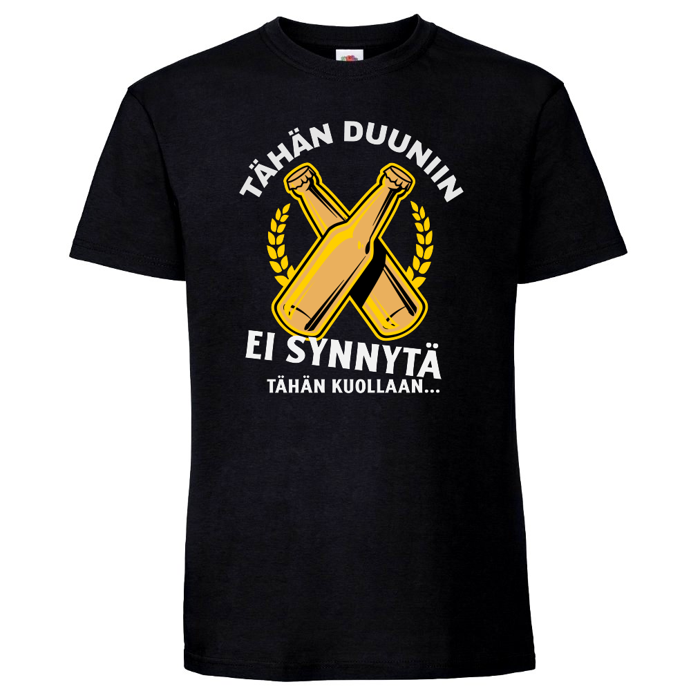 T-PAITA MUSTA - TÄHÄN DUUNIIN / MESTARIT