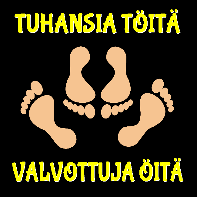 Verkkoperälippis TUHANSIA TÖITÄ VALVOTTUJA ÖITÄ