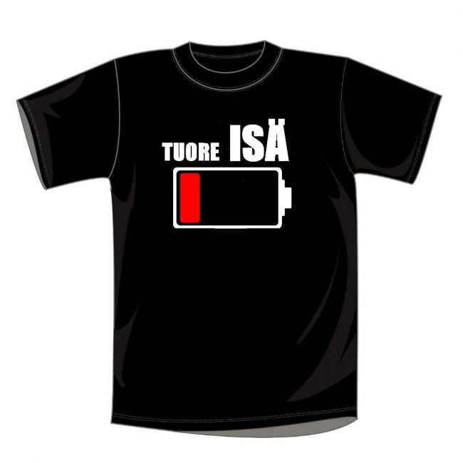 MIESTEN T-PAITA + VAUVAN BODY TUORE ISÄ (00 837)