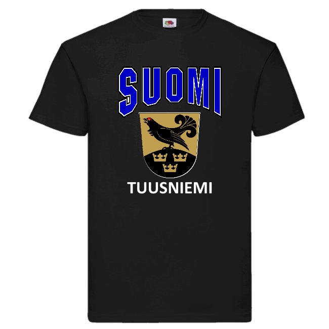 T-PAITA - SUOMI VAAKUNA - TUUSNIEMI