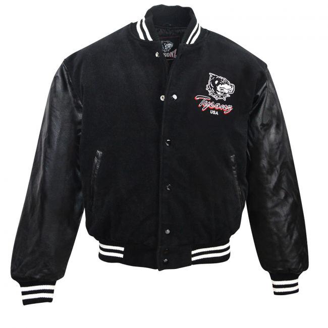 TYSONZ BASEBALL TAKKI: nahkahihoilla Mu/Mu