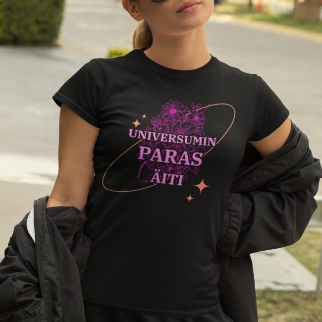 NAISTEN T-PAITA - UNIVERSUMIN PARAS ÄITI (00 820)