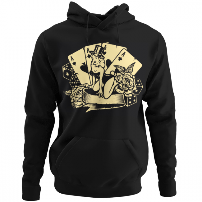 ROKKI HUPPARI MUSTA - CARDS (00 1111)