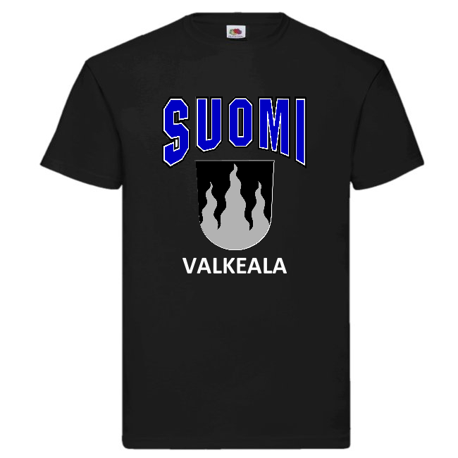 T-PAITA - SUOMI VAAKUNA - VALKEALA