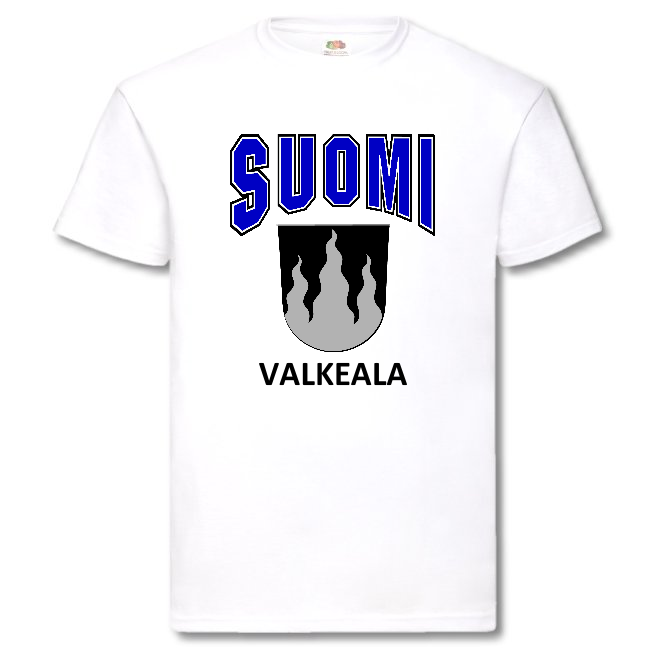 T-PAITA - SUOMI VAAKUNA - VALKEALA