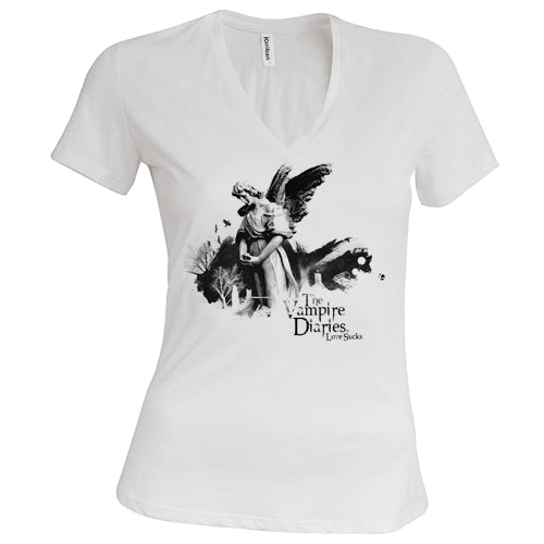 NAISTEN T-PAITA - ANGEL DE LA MUERTE - VAMPIRE DIARIES (LF8131)
