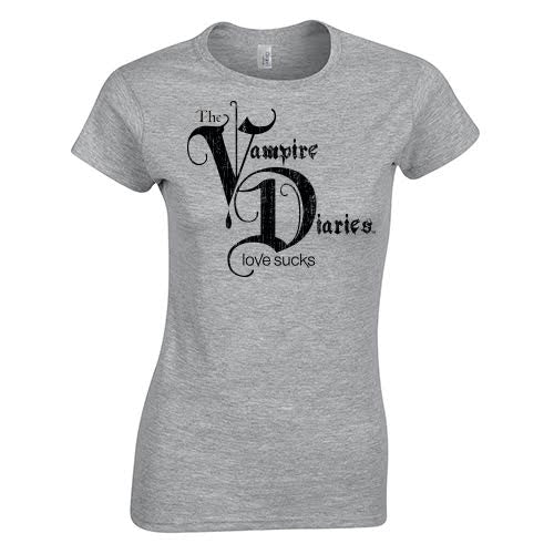 NAISTEN T-PAITA - VAMPIRE DIARIES Love sucks (LF8132)