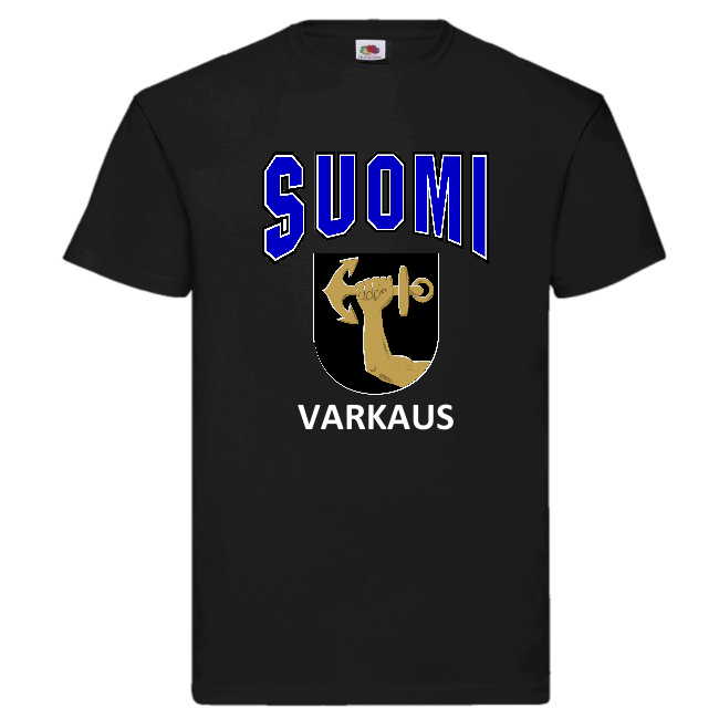 T-PAITA - SUOMI VAAKUNA - VARKAUS