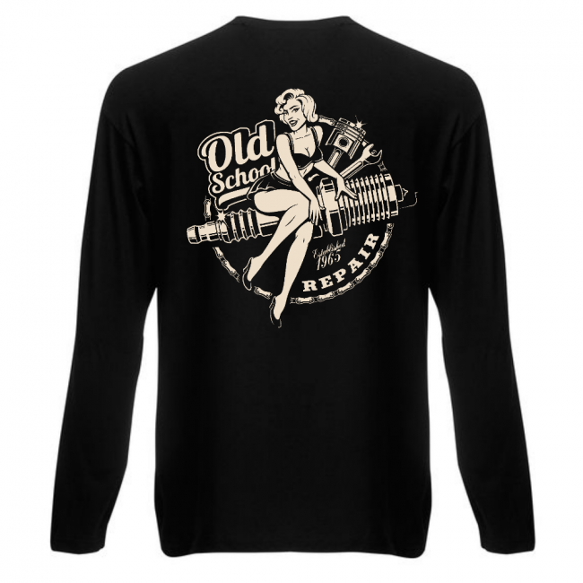 VAUHTI Pitkähihainen Paita - old school repair (1406)