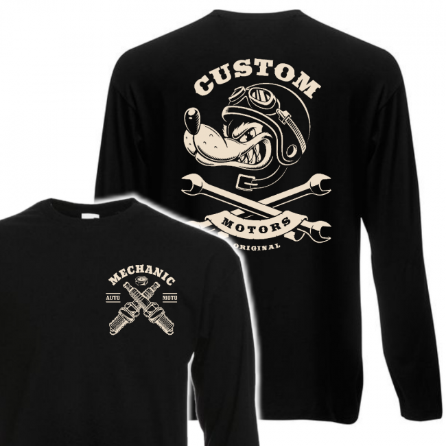 VAUHTI Pitkähihainen Paita - custom wolf (00 1846)