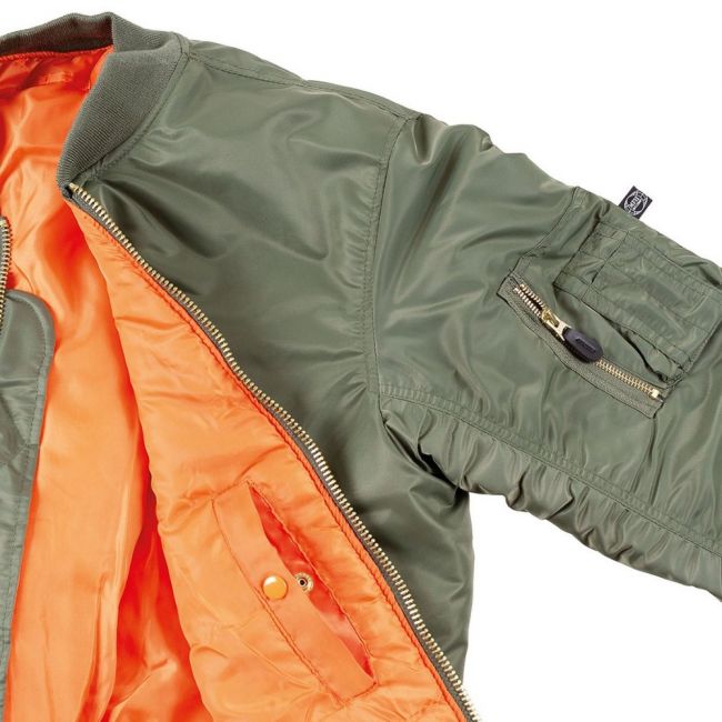 MAX FUCHS MA-1 PILOTTITAKKI - Bomber Jacket (oliivinvihreä)