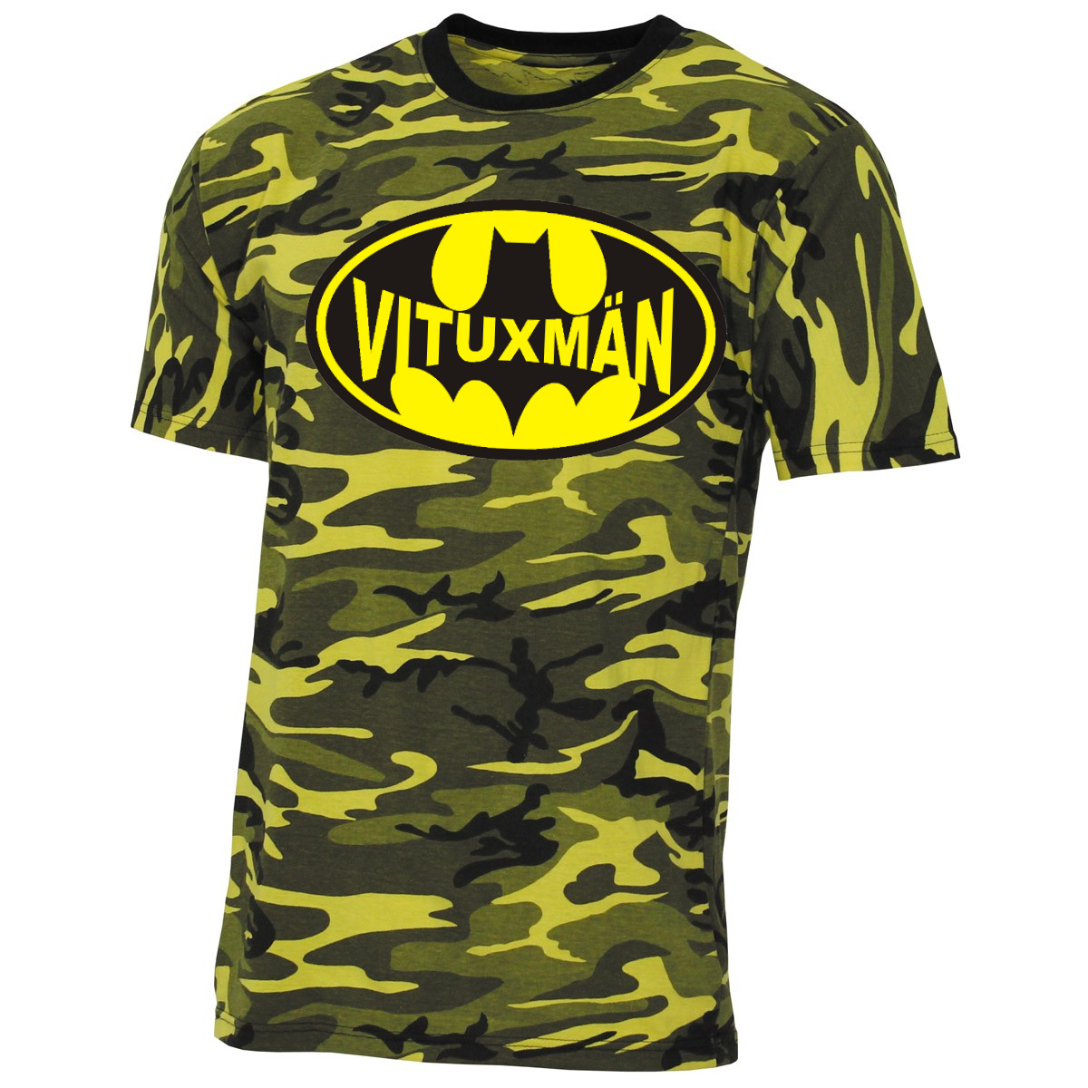 T-PAITA - YELLOW CAMO - VITUXMÄN (00 1902)