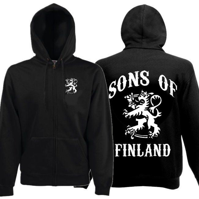 VETOKETJUHUPPARI SONS OF FINLAND musta (2642)