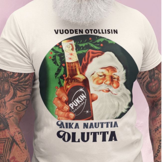 JOULUPAITA LUONNONVALKOINEN - VUODEN OTOLLISN (00 169)