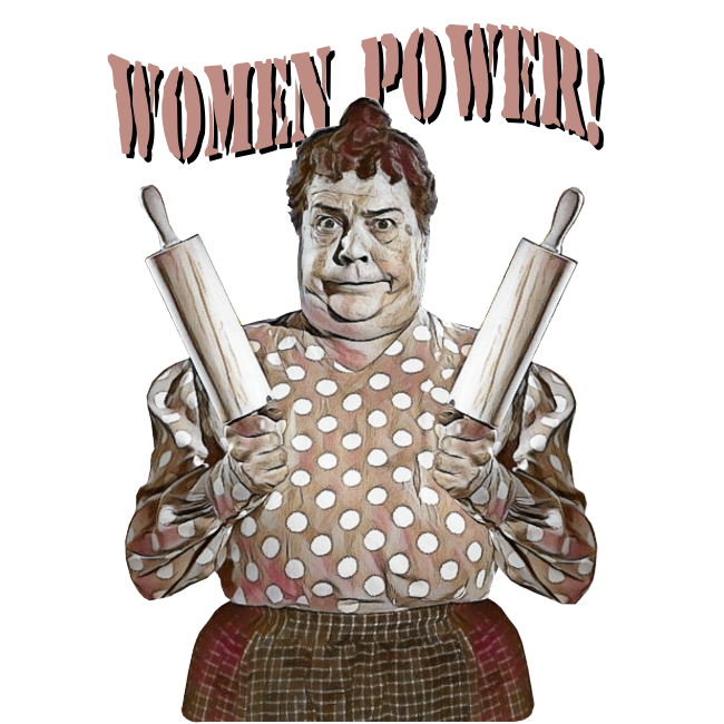 NAISTEN T-PAITA WOMEN POWER (JUSTIINA) 00 725