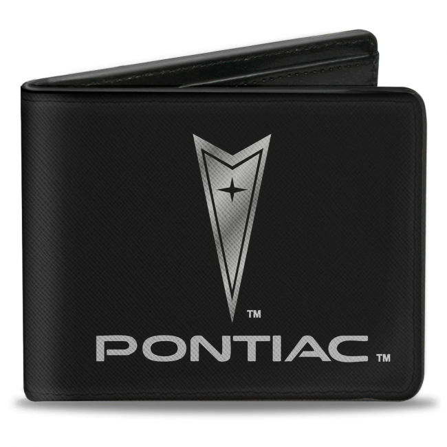 LOMPAKKO - Pontiac Black Silver Logo CENTERED