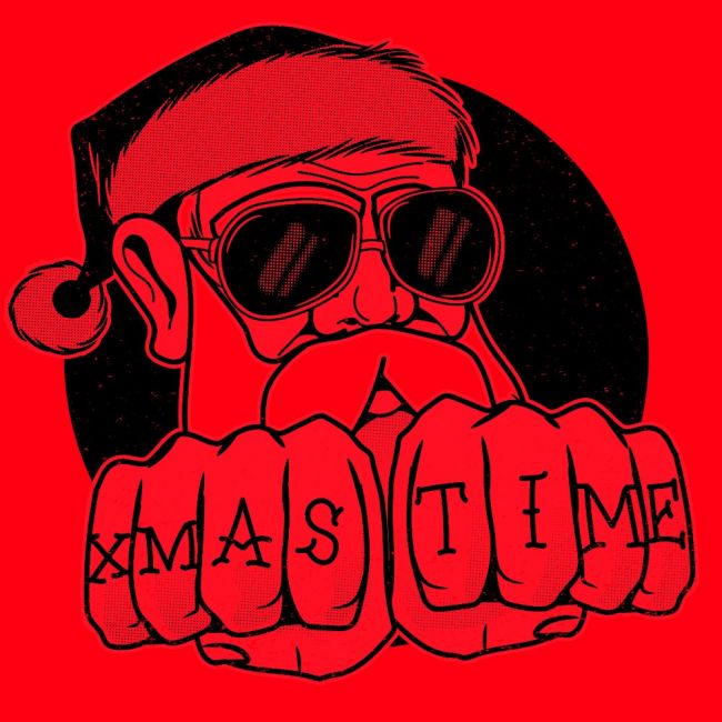 JOULUPAITA PUNAINEN - XMAS TIME (00 136)