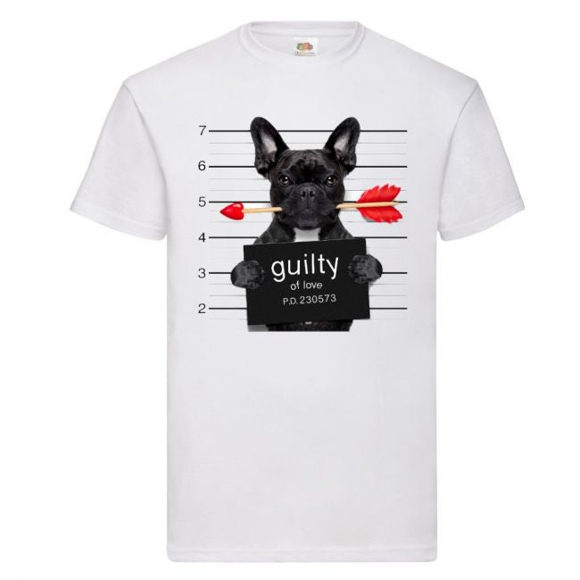 T-PAITA VALKOINEN - BULLDOG GUILTY