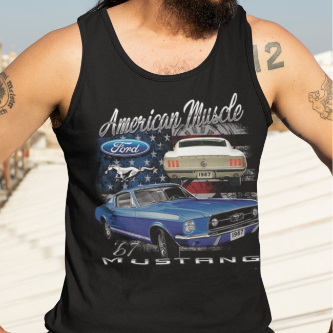 HIHATON PAITA MUSTA - AMERICAN MUSCLE MUSTANG (751)