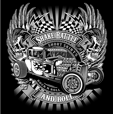 HIHATON PAITA MUSTA - SHAKE RATTLE AND ROLL (1088)