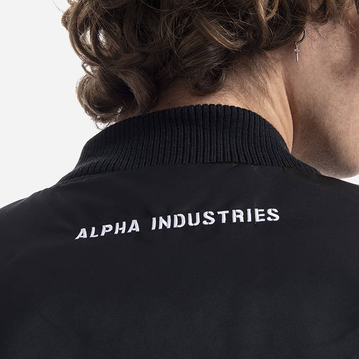 ALPHA MA-1 PILOTTITAKKI MUSTA - MA-1 D-TEC SEmusta/valkoinen