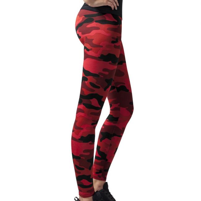 LEGGINSIT - RED CAMO - URBAN CLASSICS