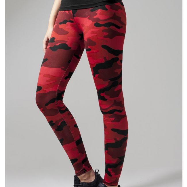 LEGGINSIT - RED CAMO - URBAN CLASSICS