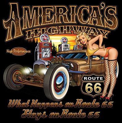 HIHATON PAITA MUSTA - AMERICAS HIGHWAY HOT ROD (382)