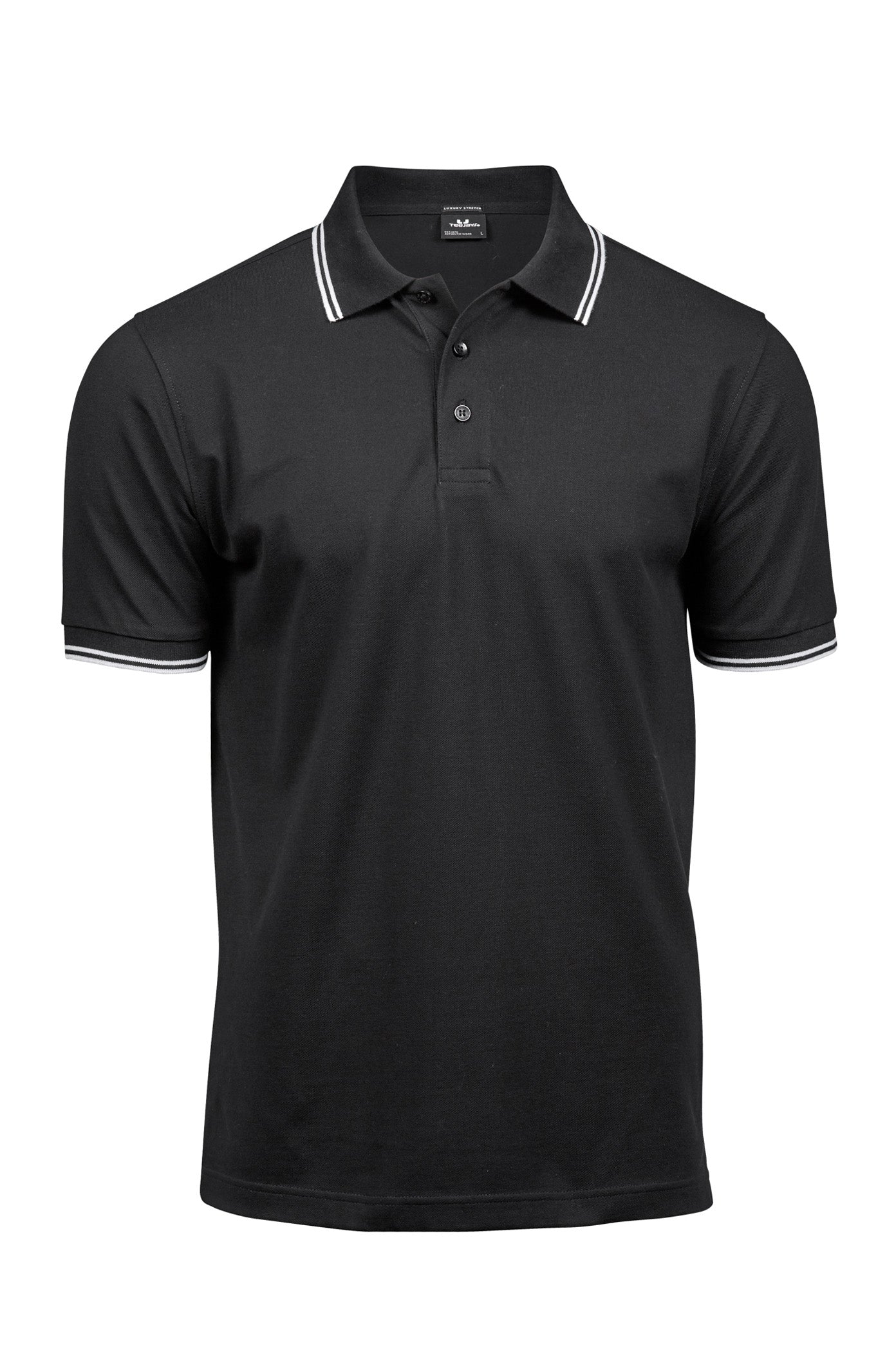 LUXURY STRIPE STRETCH PIKEE