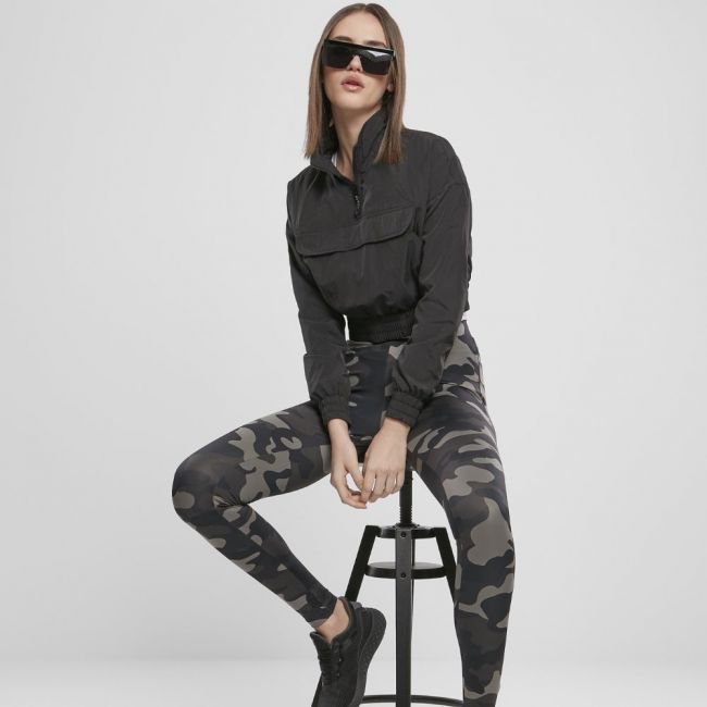 LEGGINSIT - High Waist Camo Tech dark camo - URBAN CLASSICS